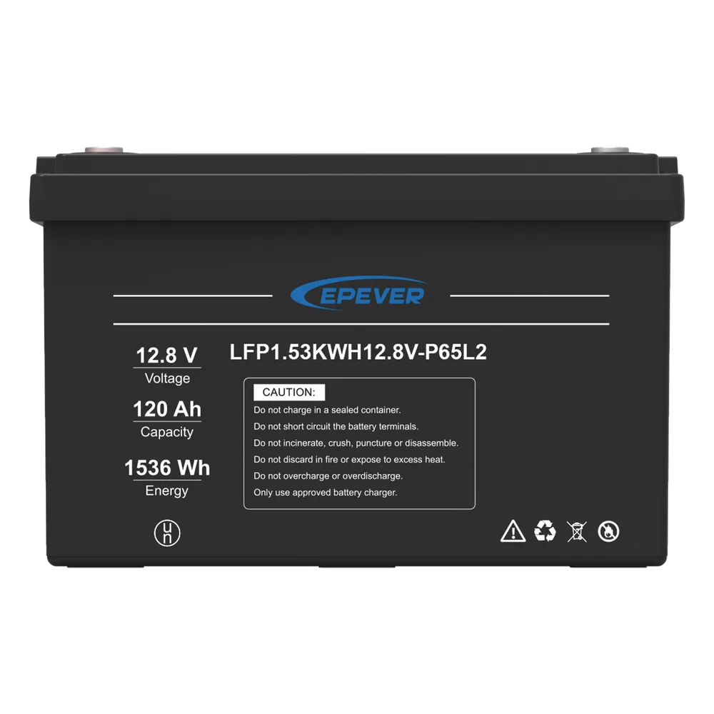 Batería de Litio LiFePO4 Ciclo Profundo / 12.8 Vcc / 120 Ah / 1.53 kWh / Exterior / Libre de Mantenimiento – vista 5