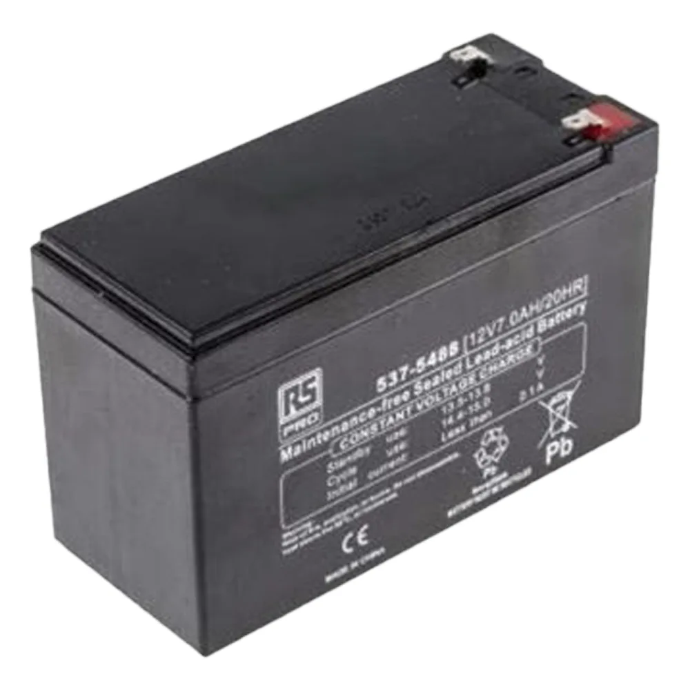 Batería de respaldo de plomo-ácido de 12 V y 7 Ah para paneles de control de acceso MAXPRO Access MPA2 y MPA4