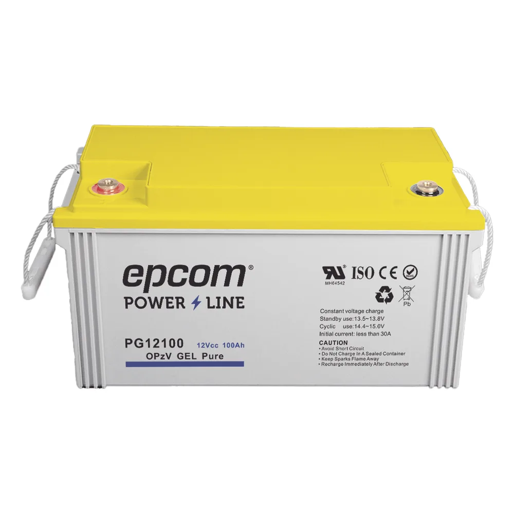 Batería GEL Puro OPzV Ciclo Profundo / 12 Vcc / 100 Ah / Aplicaciones Fotovoltaicas y de Respaldo – vista 2