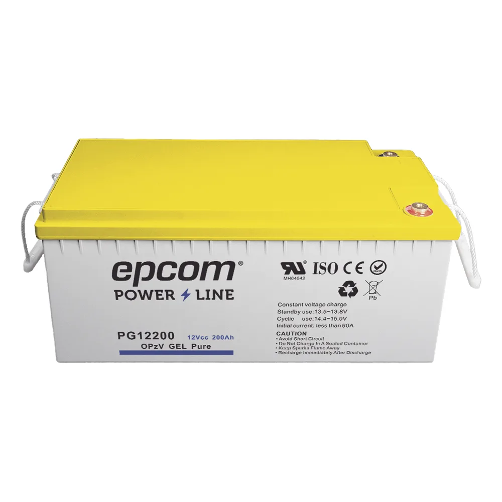 Batería GEL Puro OPzV Ciclo Profundo / 12 Vcc / 200 Ah / Aplicaciones Fotovoltaicas y de Respaldo – vista 2