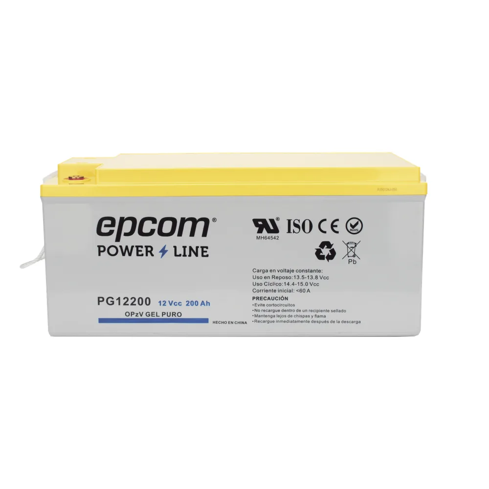 Batería GEL Puro OPzV Ciclo Profundo / 12 Vcc / 200 Ah / Aplicaciones Fotovoltaicas y de Respaldo – vista 5