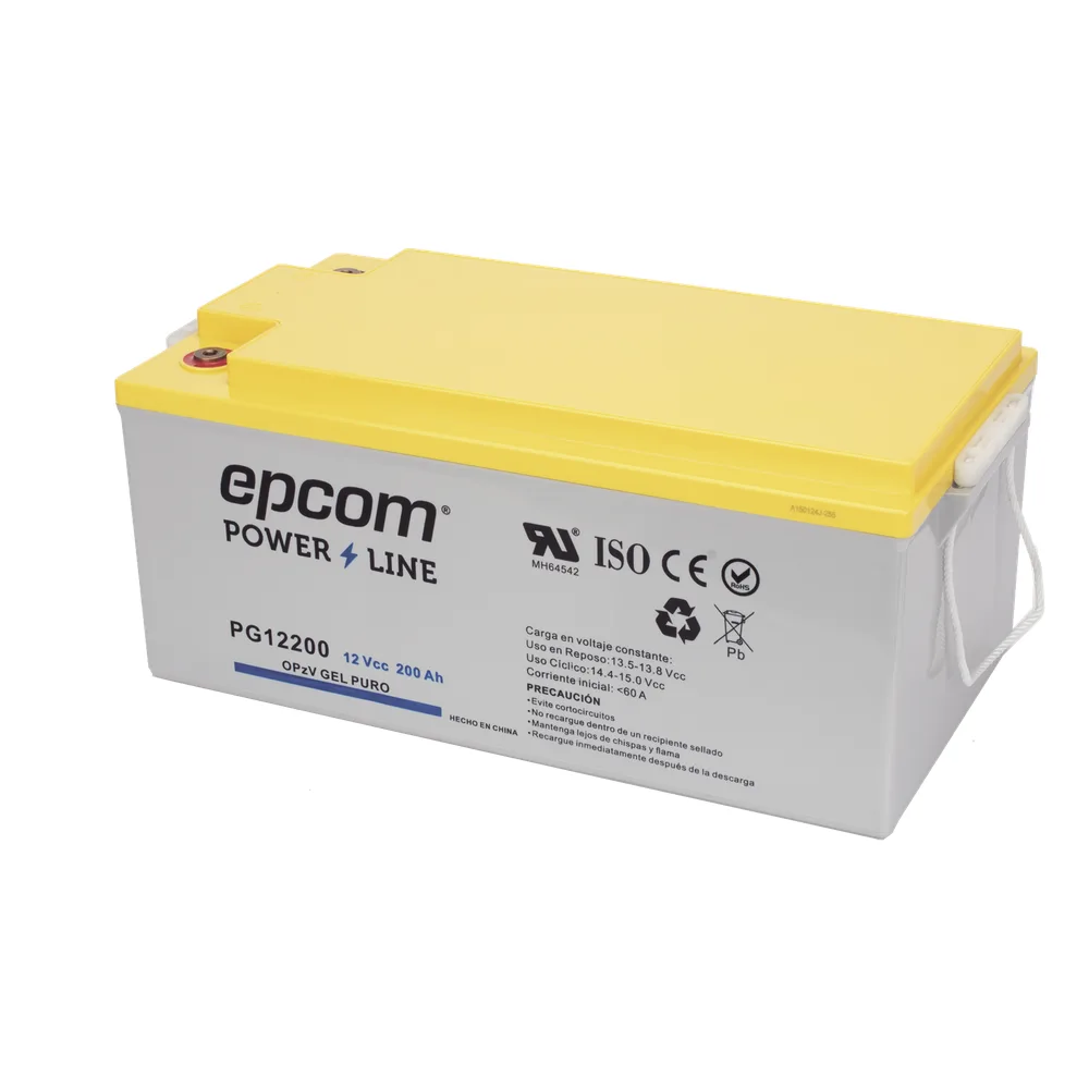 Batería GEL Puro OPzV Ciclo Profundo / 12 Vcc / 200 Ah / Aplicaciones Fotovoltaicas y de Respaldo – vista 6