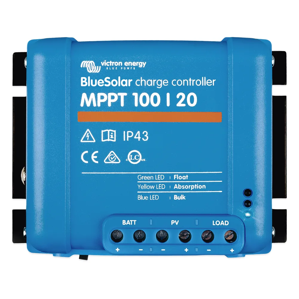 BlueSolar MPPT 100/20. Controlador Solar MPPT 20A, Voltaje Selección Automática: 12/24/48 Vcc.