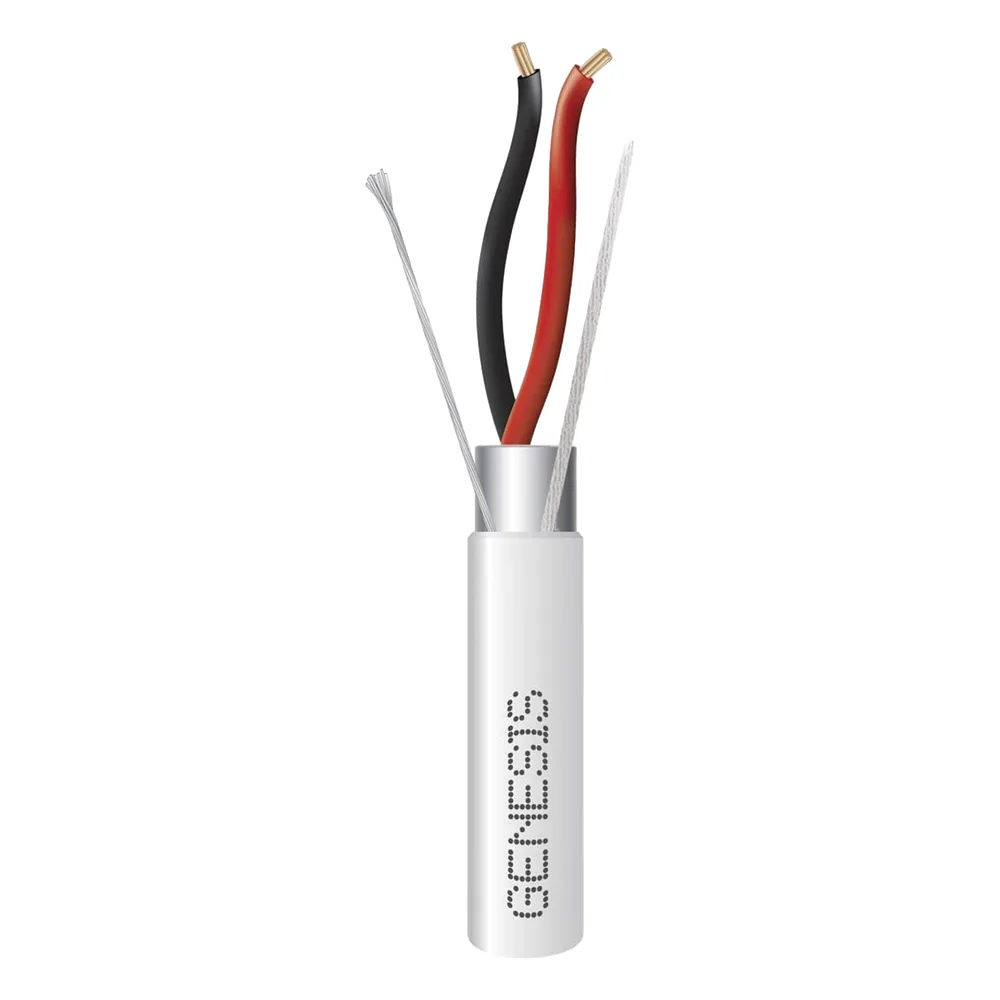 Bobina de 305 m (1000 ft) / Cable para Alarma 4x22 AWG / Blindado / Riser / Blanco – vista 2