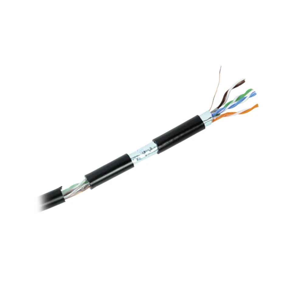 Bobina de Cable de 305 Metros (1000 Pies), Cat5e, FTP, Blindado, Color Negro, UL, para Aplicaciones en Video Vigilancia, Redes de Datos. Uso en Intemperie – vista 3