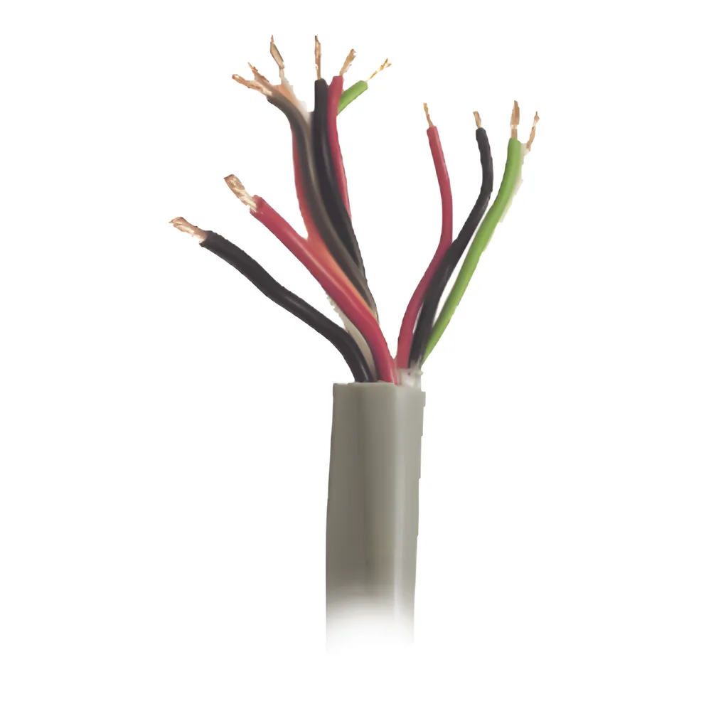 Bobina de Cable de 500 Metros (1640 Pies) / Color Gris / Sistemas de Alarmas de Intrusión y Control de Acceso / 5 Pares Calibre 22 / 1 Par Calibre 18 / Intemperie
