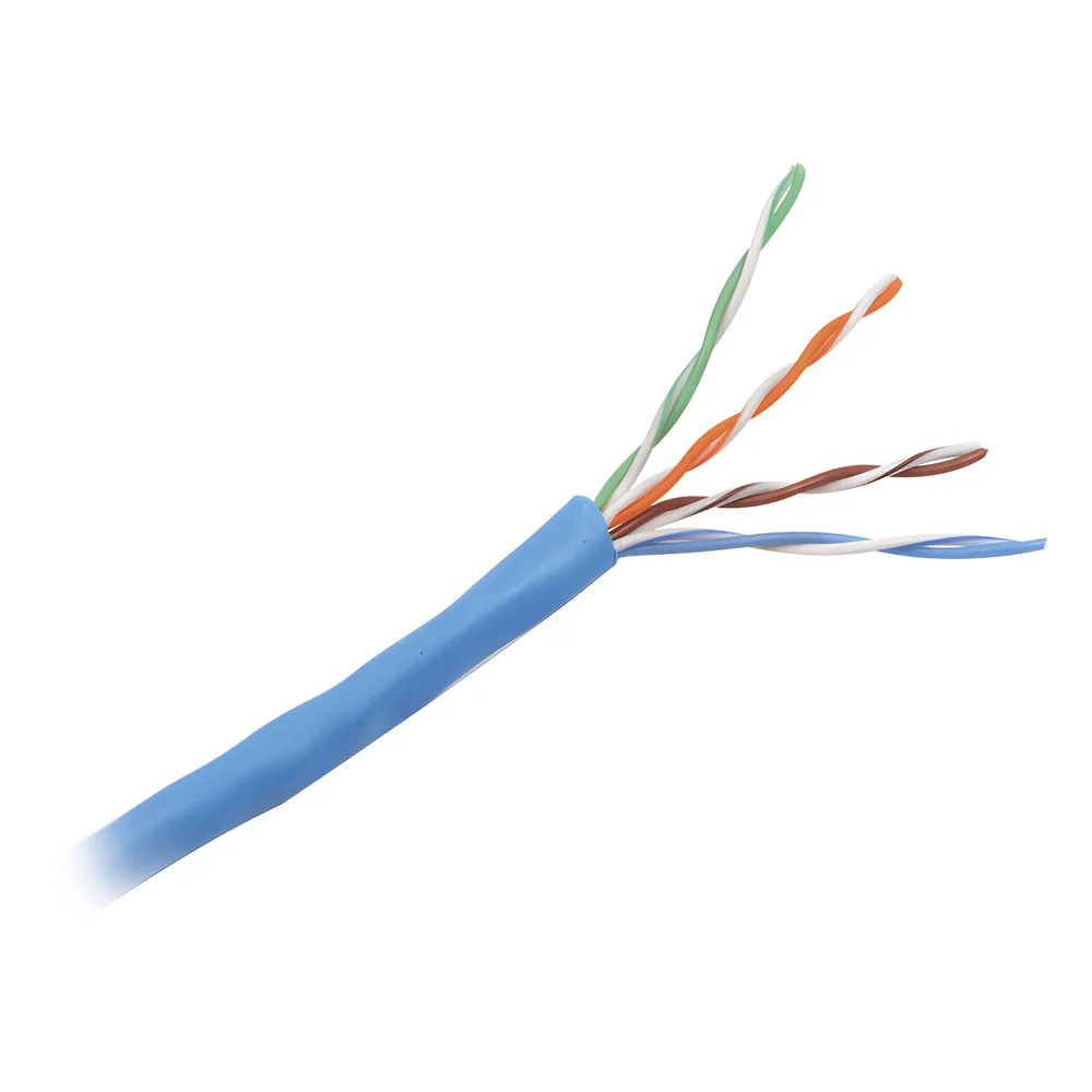 Bobina de Cable UTP de 305 Metros (1000 Pies) de Cobre, NetKey, Azul, Categoría 5e (24 AWG), Riser (CMR), de 4 Pares – vista 3