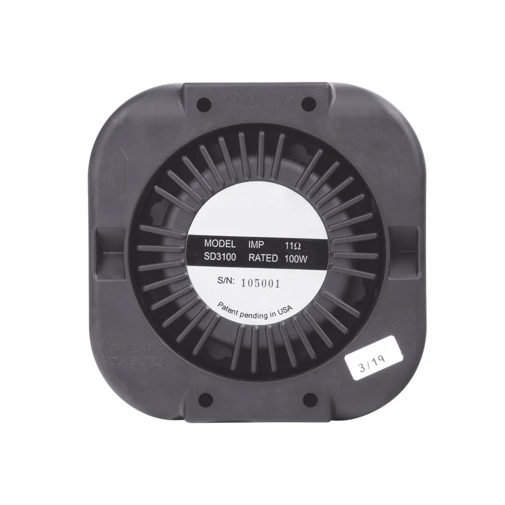 Bocina Compacta de Uso Rudo, 100 Watts de Potencia, Ideal Para Vehículos de Encubierto, Con Soporte Universal, 11 Ohms de Impedancia – vista 2