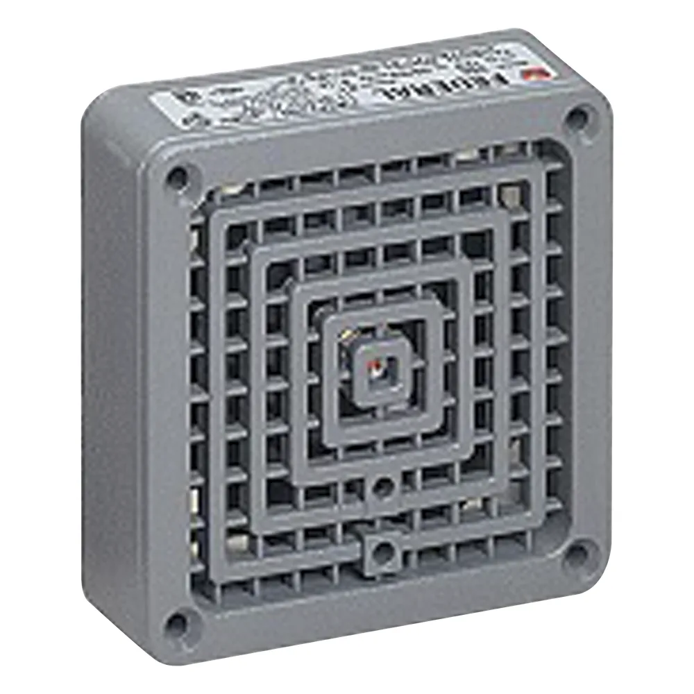 Bocina Electromecánica Vibratone / Modelo 350 / Tono de Bocina / Ciclo de Trabajo 5 Minutos Encendida y 5 Minutos Apagada / Montaje en Caja Eléctrica / Control de Volumen Opcional