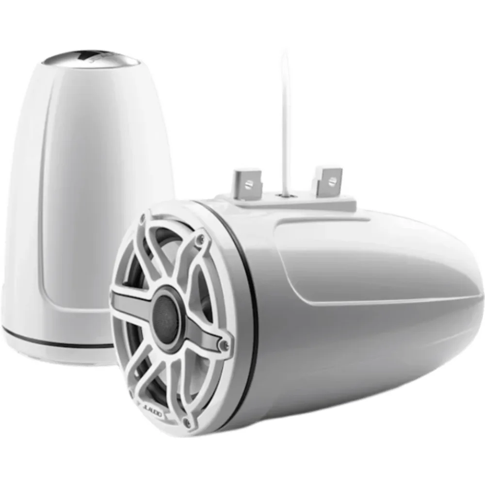 Bocinas Cerradas para Torre / Coaxial 7.7" (196 mm) / 100 W RMS / 4 &Omega; / Sensibilidad 91 dB / Respuesta de Frecuencia 45 Hz-25 kHz / Tweeter de Cúpula de Seda 25 mm (1") / Cono de Polipropileno Relleno de Mica / Rejilla Deportiva Bla