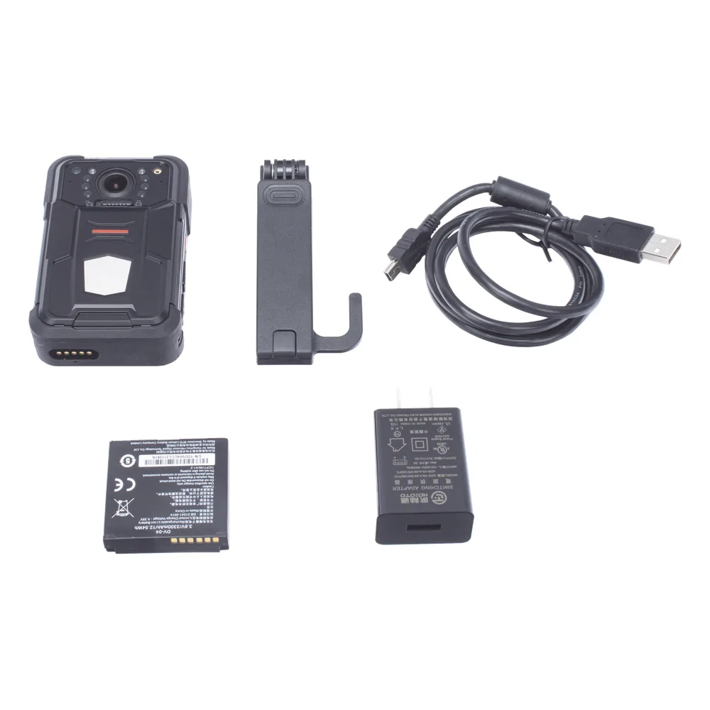 Body Camera Portátil / Grabación a 2K / Pantalla 2.4" LCD / IP67 / H.265 / 32 GB de Almacenamiento / GPS / WIFI / 3G y 4G / Fotos de Hasta 30 Megapixel / Micrófono Integrado – vista 5