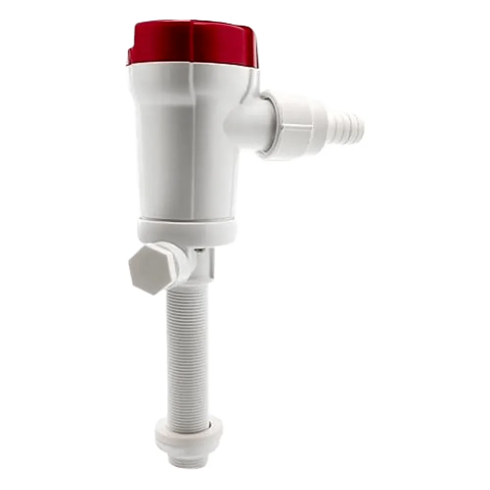 Bomba Livewell 605FC 12V DC / 1100 GPH (Galones Por Hora) / Conexión Straight Seacock / Doble Puerto de Entrada / Protección Anti-Aire / Cartucho Motor Extraíble