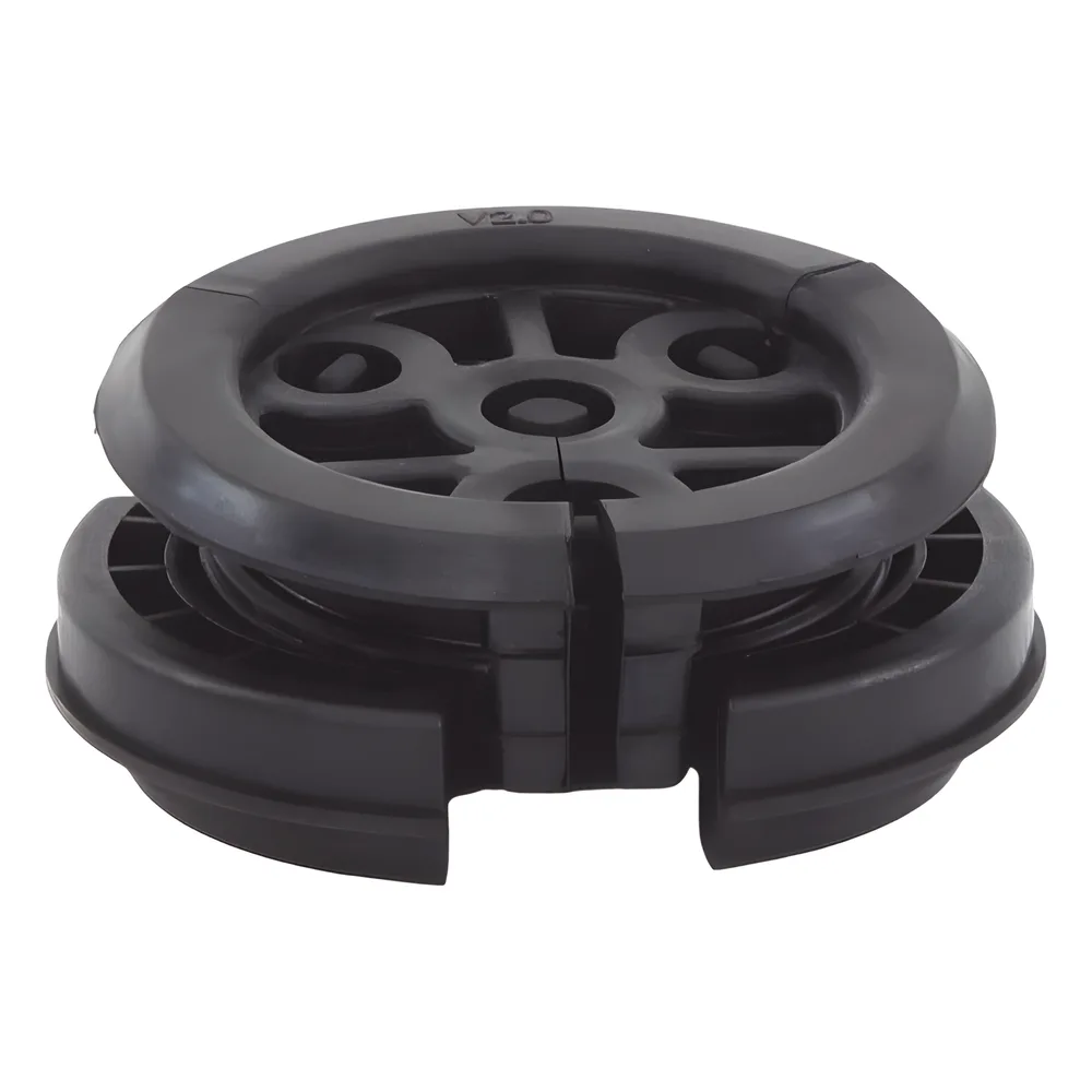 Bota Pasamuro de 4" / 4 Orificios para Cable Coaxial 1/2" / IP66 / SnapSeal