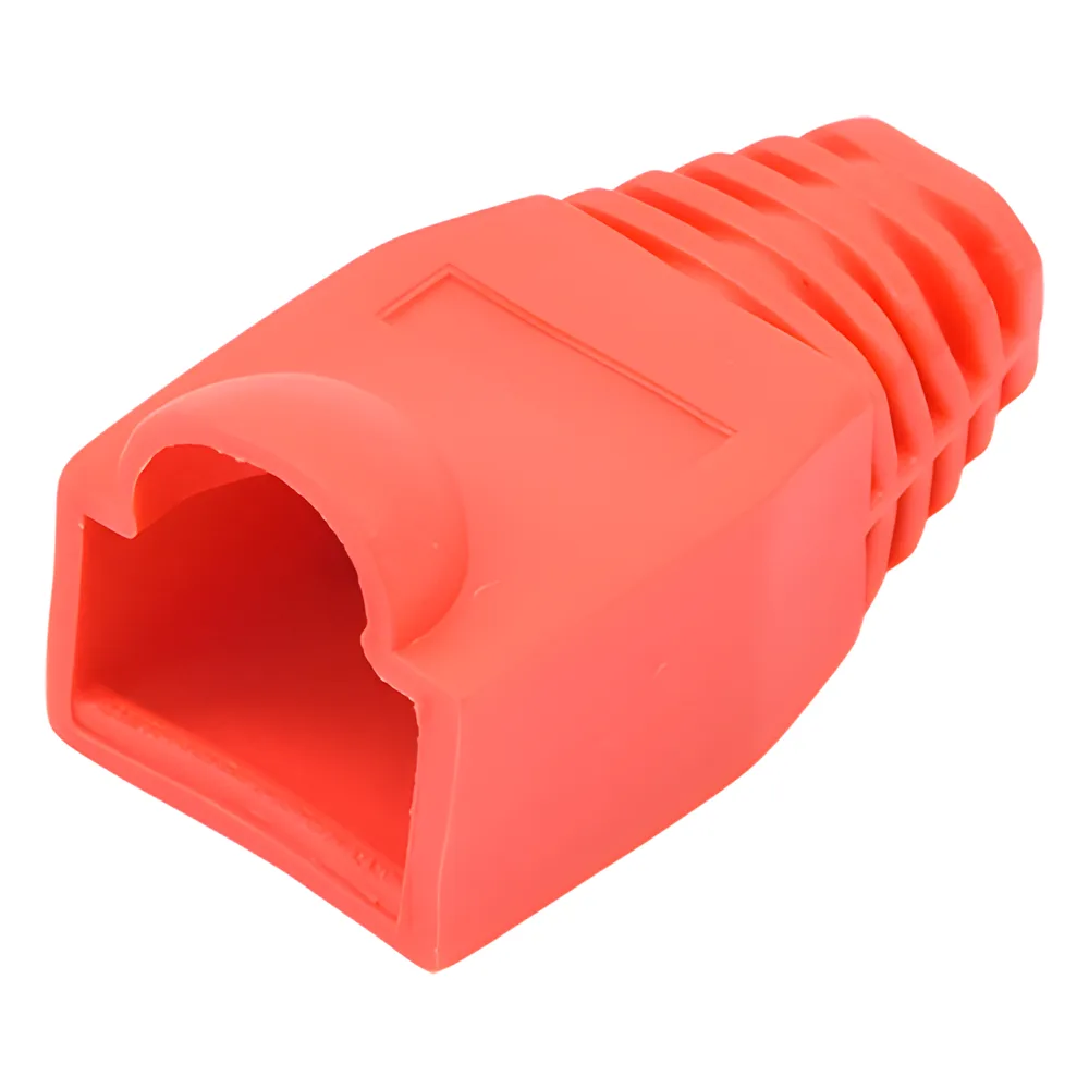 Bota Plástica para Protección de Plug RJ45, Color Rojo – vista 4