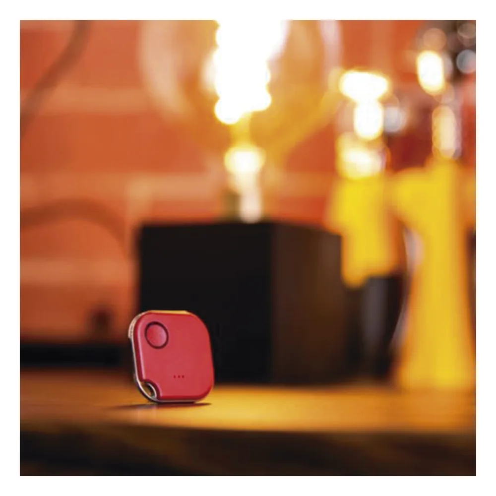 Botón Bluetooth Inalámbrico color Rojo, programe escenas de Shelly y ejecútelas con uno o varios clic – vista 2