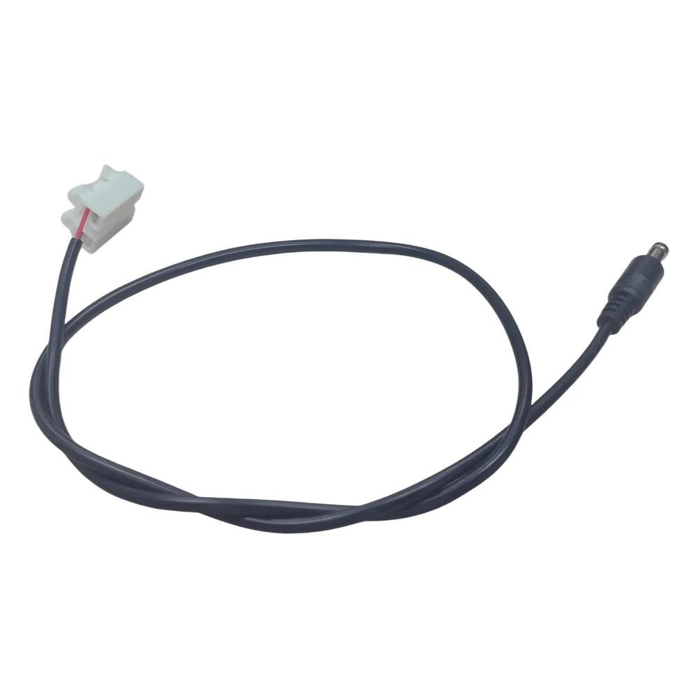 Cable con Conector Macho (Pigtail) | Forro Negro | Terminal Blanca | Alimentación para Vcc con Puntas Libres | Polarizado | Largo 22 cm ( 8.66 Pulgadas)  | Calibre 22AWG. – vista 3
