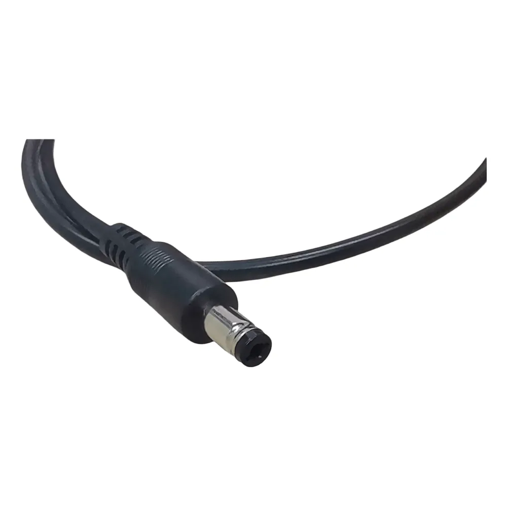 Cable con Conector Macho (Pigtail) | Forro Negro | Terminal Blanca | Alimentación para Vcc con Puntas Libres | Polarizado | Largo 22 cm ( 8.66 Pulgadas)  | Calibre 22AWG. – vista 5