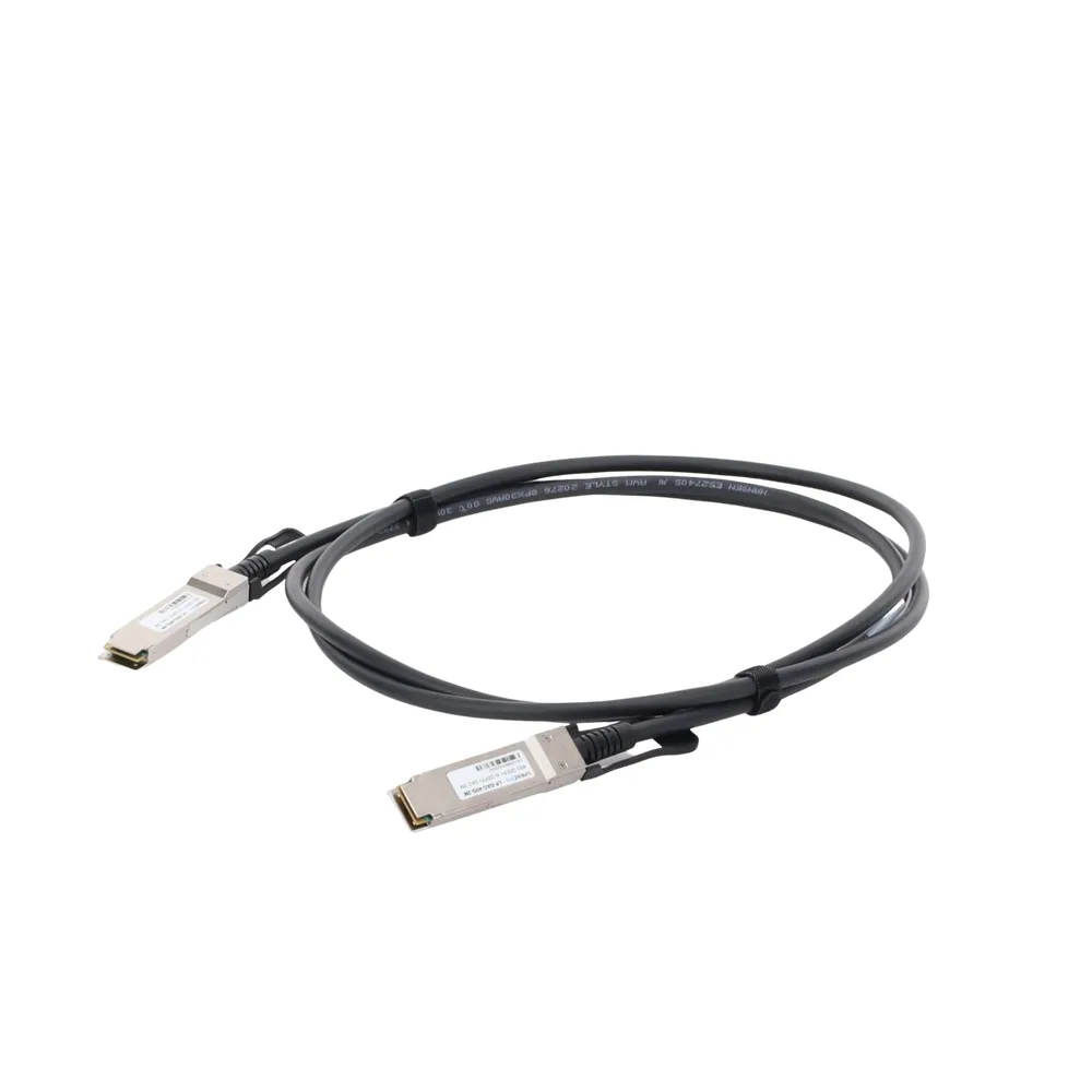 Cable DAC QSFP+ de 40 Gbps a 40 Gbps / Passive Direct Attach Copper Twinax Cable / Longitud: 2 metros – vista 3
