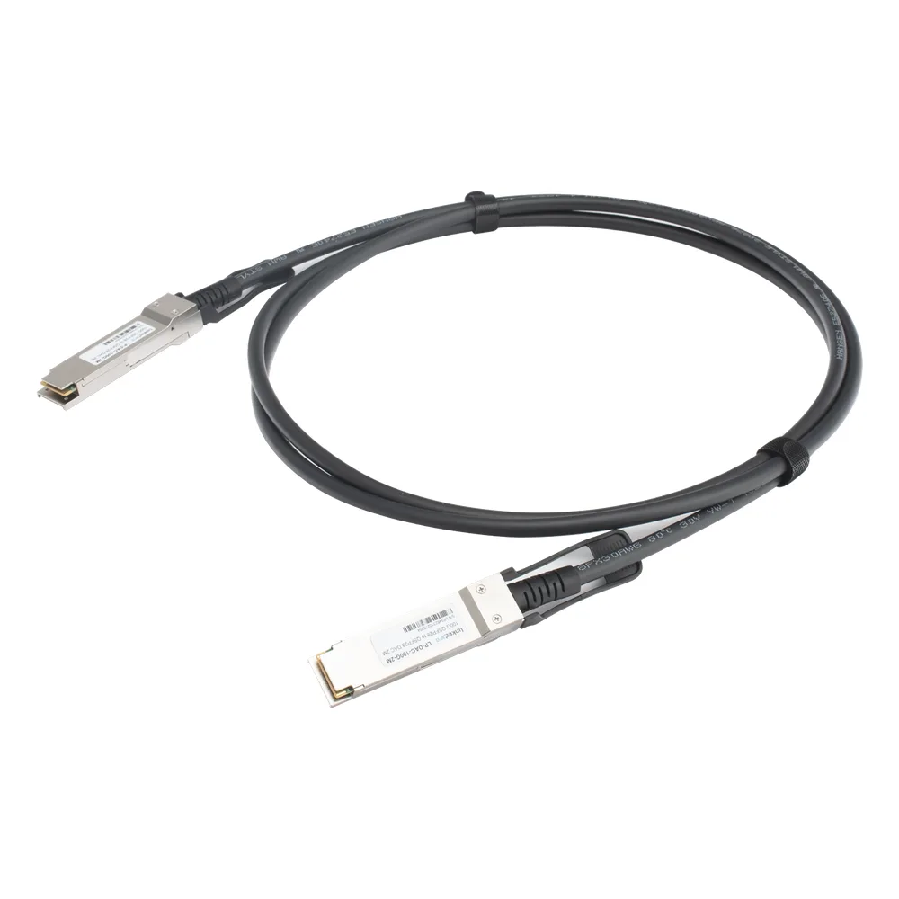 Cable DAC QSFP28 de 100 Gbps a 100 Gbps / Passive Direct Attach Copper Twinax Cable / Longitud: 2 metros