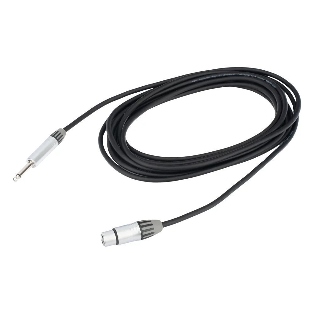 Cable de Audio | XLR 3 Polos Hembra a Plug 1/4 in mono | Conector Seetronic Serie M SCMF3 - MP2X | Longitud 3m – vista 2