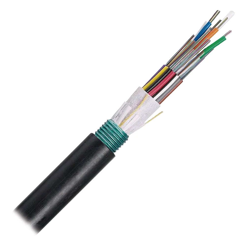 Cable de Fibra Óptica 6 Hilos, OSP (Planta Externa), Armada, MDPE (Polietileno de Media Densidad), Multimodo OM3 50/125 Optimizada, Precio Por Metro