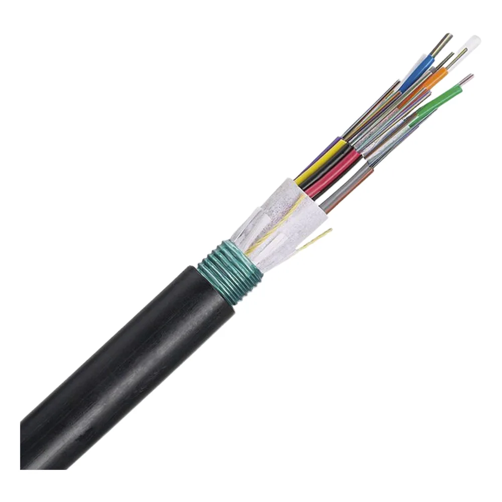 Cable de Fibra Óptica 6 Hilos, OSP (Planta Externa), Armada, MDPE (Polietileno de Media Densidad), Multimodo OM4 50/125 Optimizada, Precio Por Metro