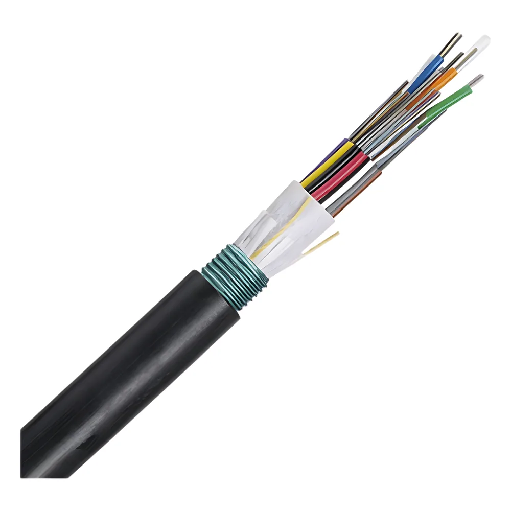 Cable de Fibra Óptica 6 Hilos, OSP (Planta Externa), Armada, MDPE (Polietileno de Media Densidad), Multimodo OM4 50/125 Optimizada, Precio Por Metro