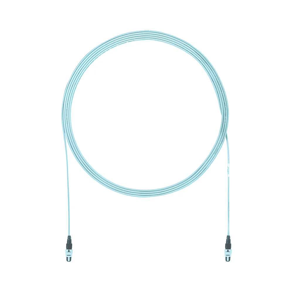 Cable de Interconexión de 12 Fibra Ópticas Multimodo OM4, Con Conector Pan-MPO Hembra - Hembra, Polaridad A, LSZH, de 15 Metros (49.21 Pies)