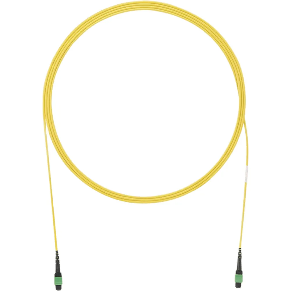 Cable de Interconexión de 12 Fibras Ópticas Monomodo OS2, de PanMPO Hembra a PanMPO Hembra, Polaridad A, LSZH, de 1.5 Metros (4.92 Pies)