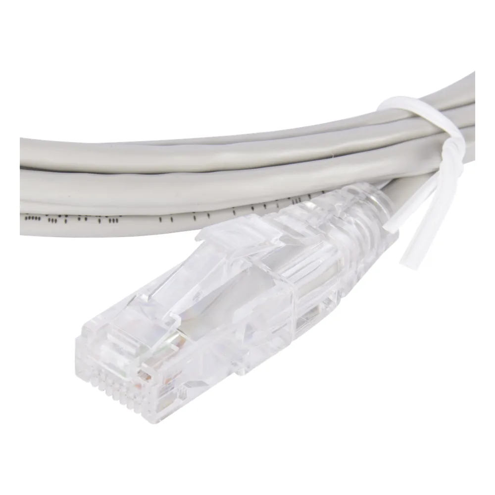 Cable de Parcheo Slim UTP Cat6 - 2 Metros (6.56 Pies) Gris Diámetro Reducido (28 AWG) – vista 3