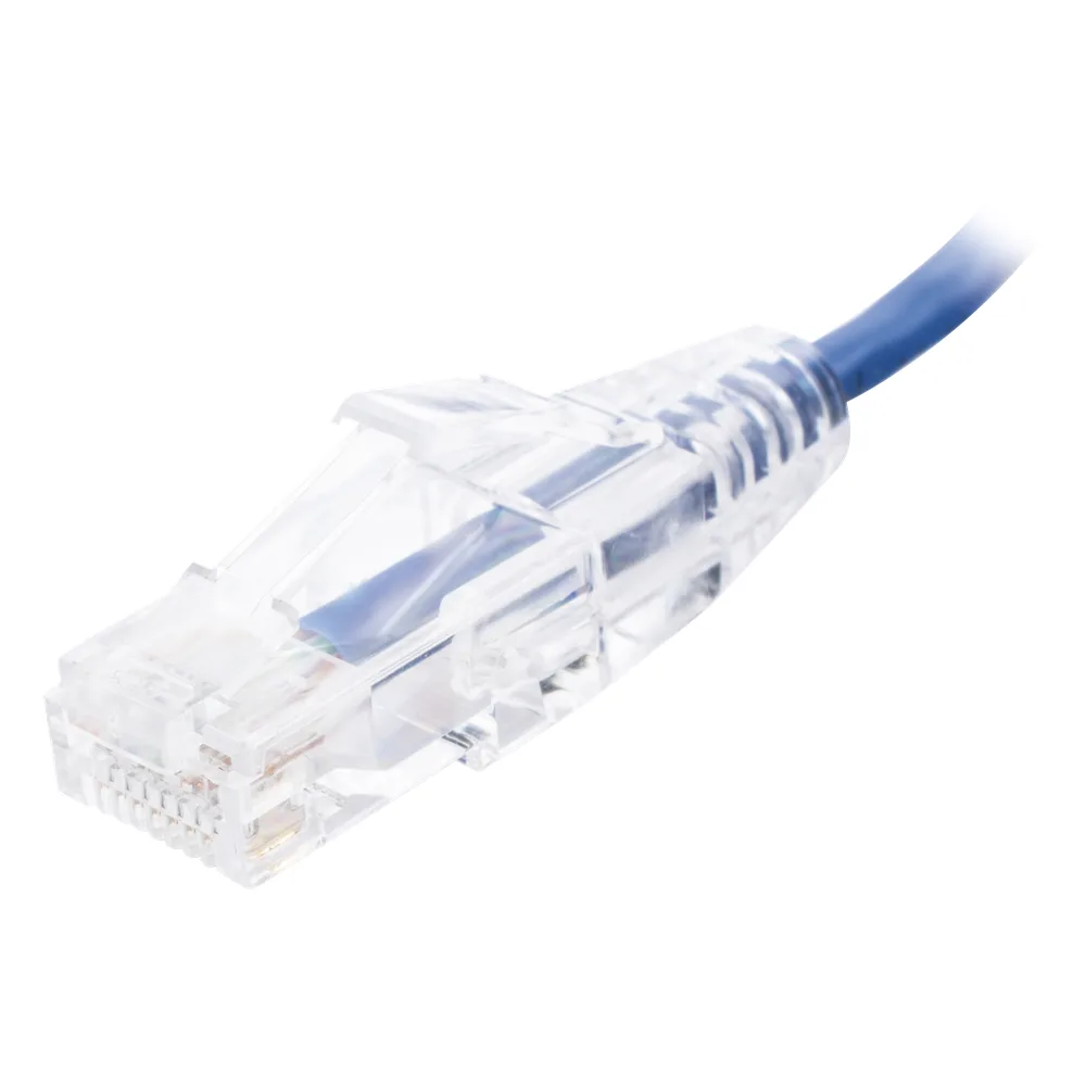 Cable de Parcheo Slim UTP Cat6 - 20 cm (7.87 Pulgadas) Azul Diámetro Reducido (28 AWG) – vista 2