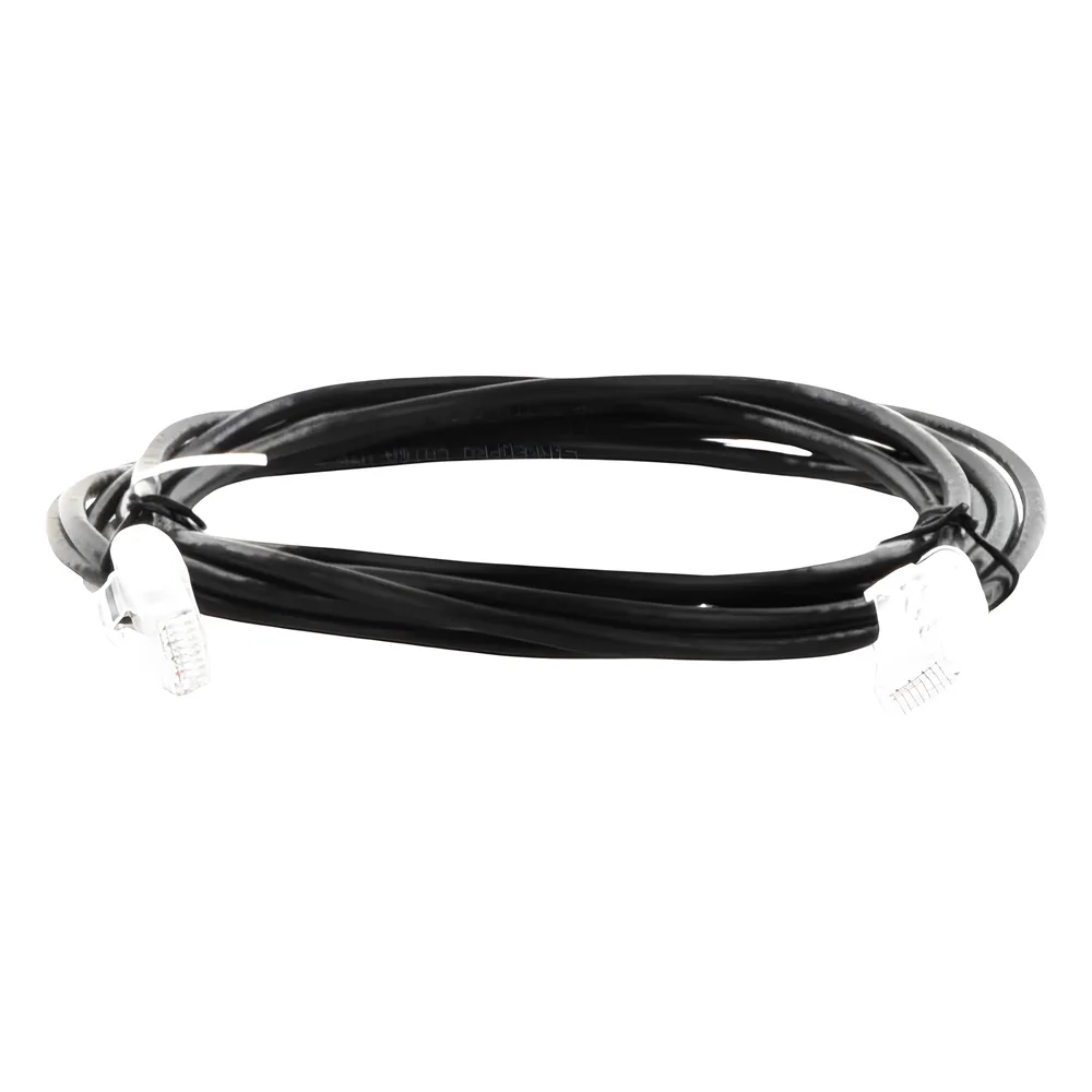 Cable de Parcheo Slim UTP Cat6A - 3 Metros (9.84 Pies) Negro, Diámetro Reducido (28 AWG) – vista 2
