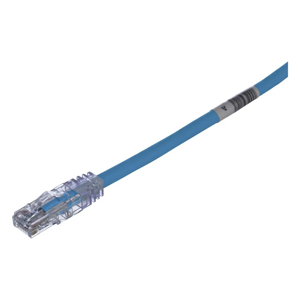 Cable de Parcheo TX6, UTP Cat6, 24 AWG, CM, Color Azul, 0.61 Metros (2 Pies) – vista 2
