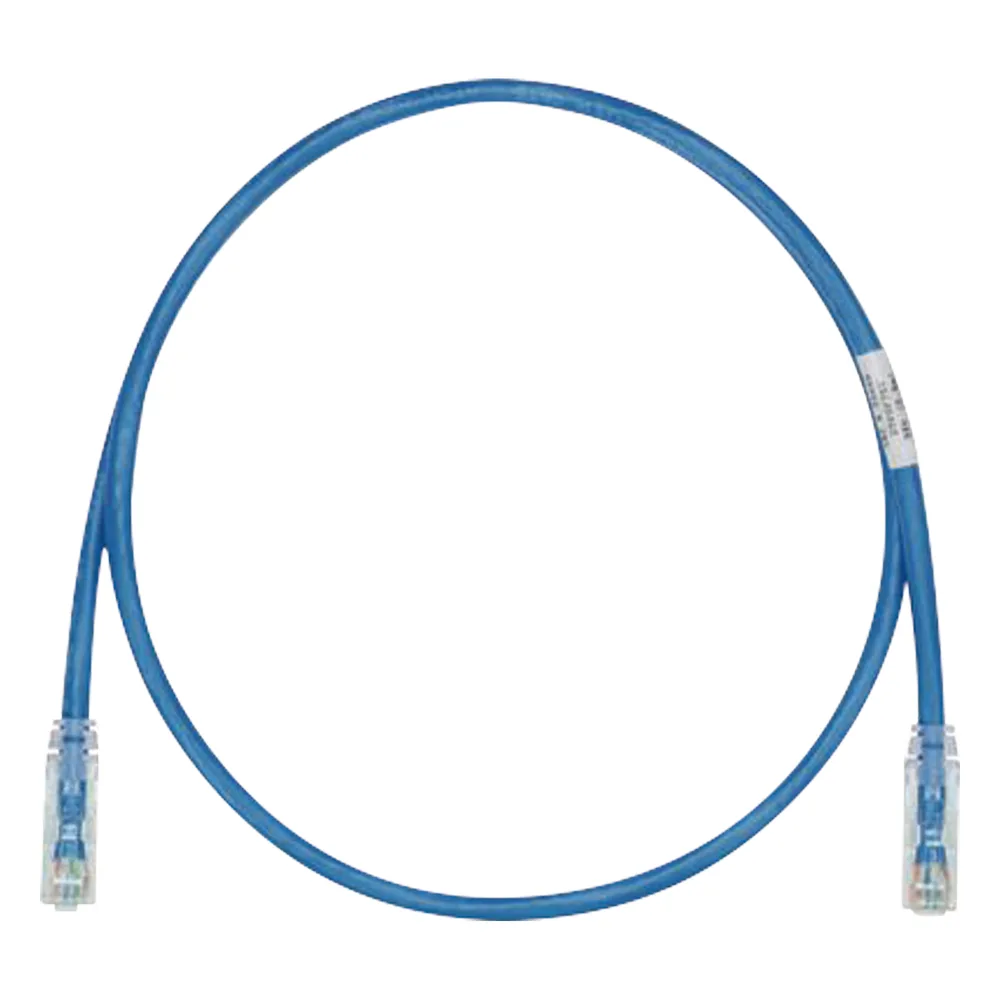 Cable de Parcheo TX6, UTP Cat6, 24 AWG, CM, Color Azul, 3.05 Metros (10 Pies)