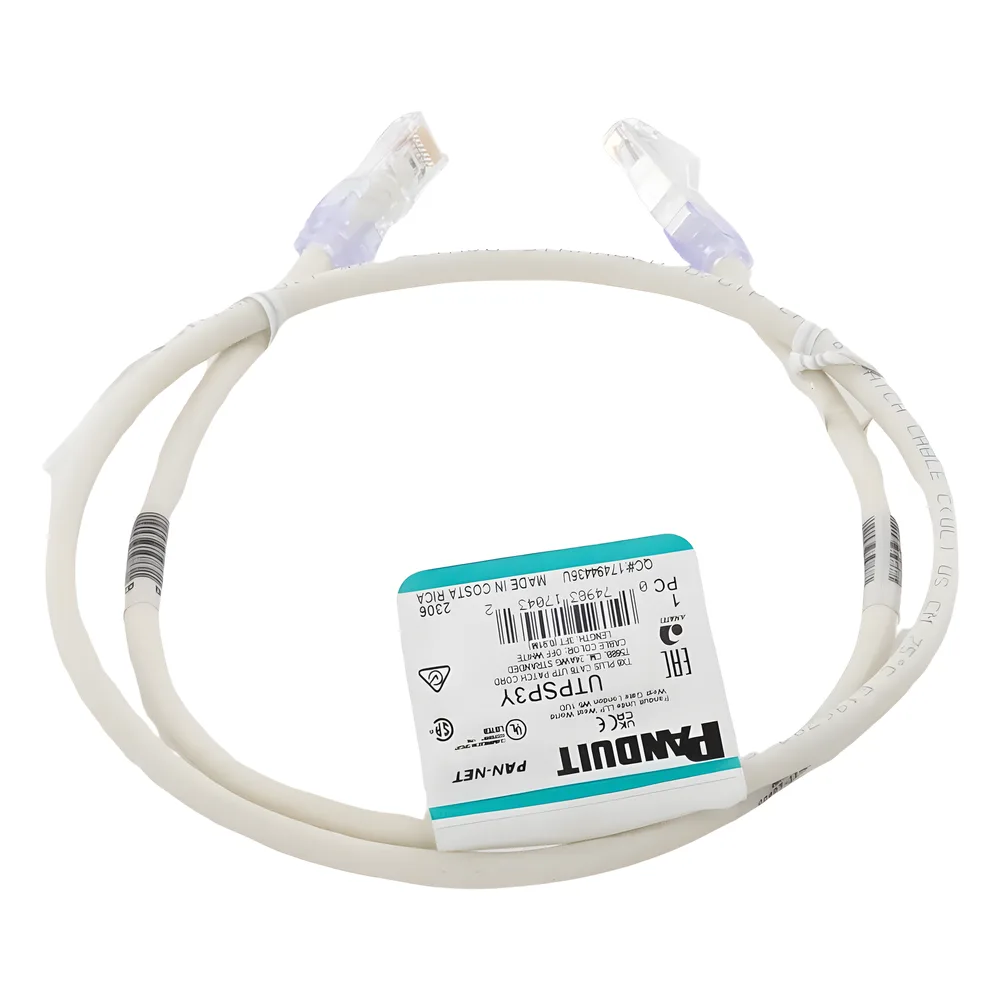 Cable de Parcheo TX6, UTP Cat6, 24 AWG, CM, Color Blanco Mate, 0.91 Metros (3 Pies) – vista 3