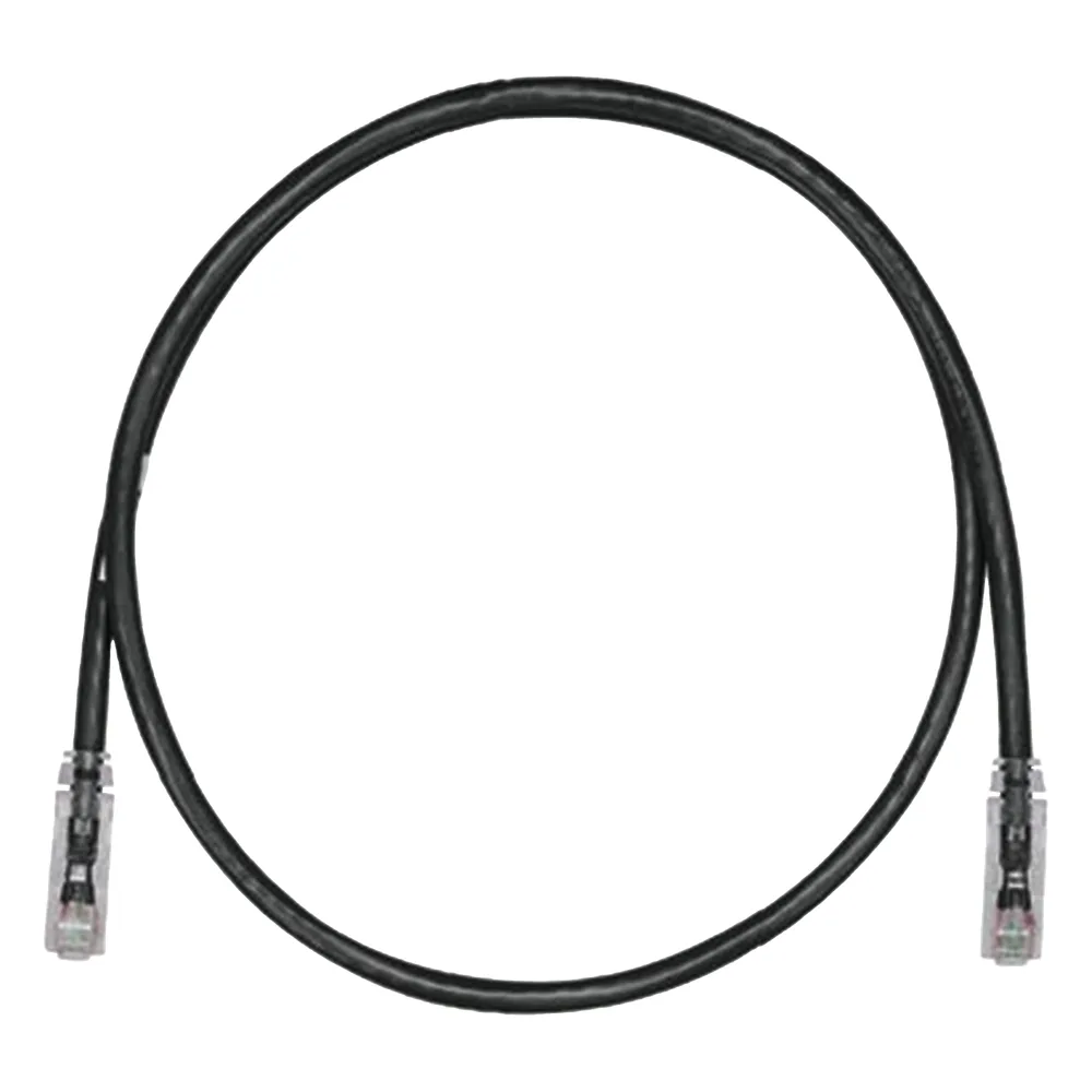 Cable de Parcheo TX6, UTP Cat6, 24 AWG, CM, Color Negro, 1.83 Metros (6 Pies)