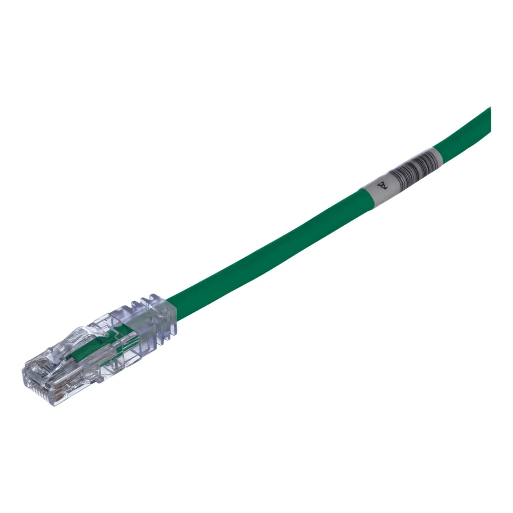 Cable de Parcheo TX6, UTP Cat6, 24 AWG, CM, Color Verde, 3.05 Metros (10 Pies)