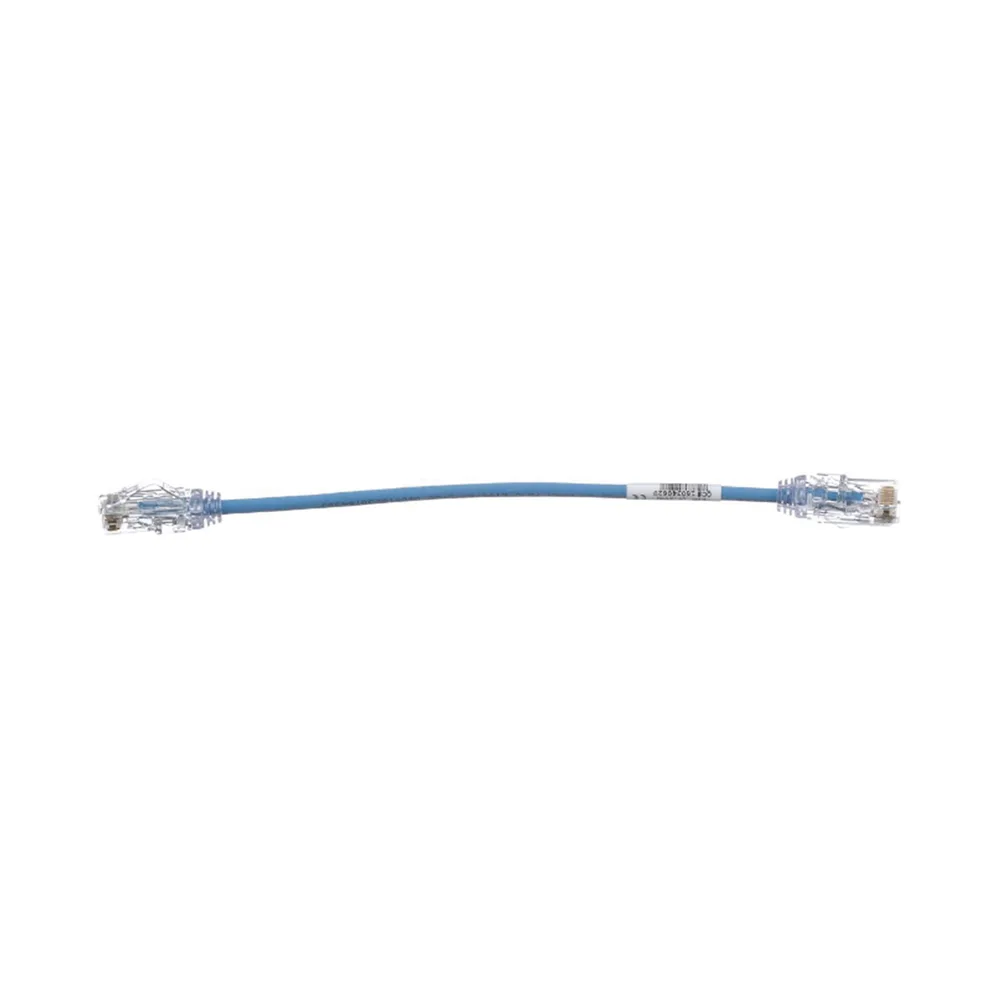 Cable de Parcheo TX6, UTP Cat6, Diámetro Reducido (28AWG), Color Azul, 20.2 cm (8 Pulgadas) – vista 2