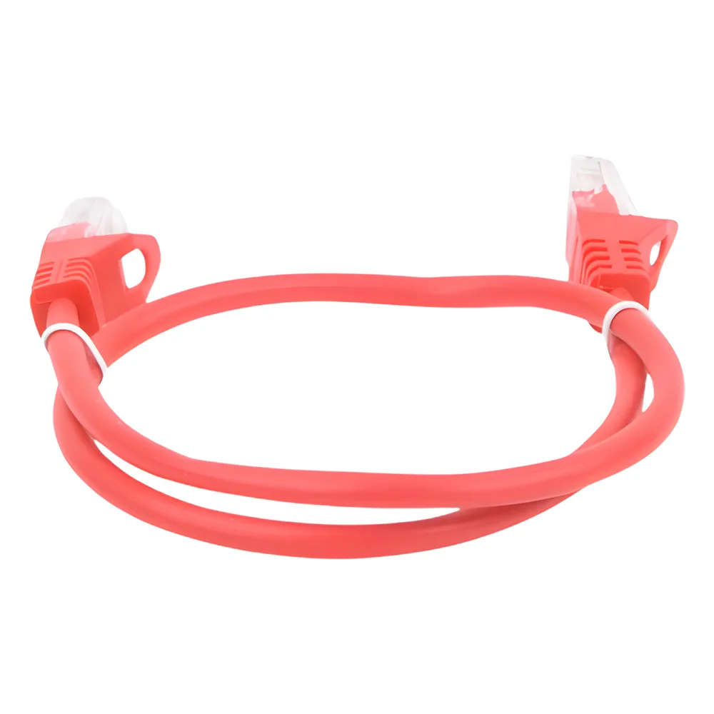 Cable de Parcheo UTP Cat5e - 0.5 Metros (1.64 Pies) - Rojo – vista 3