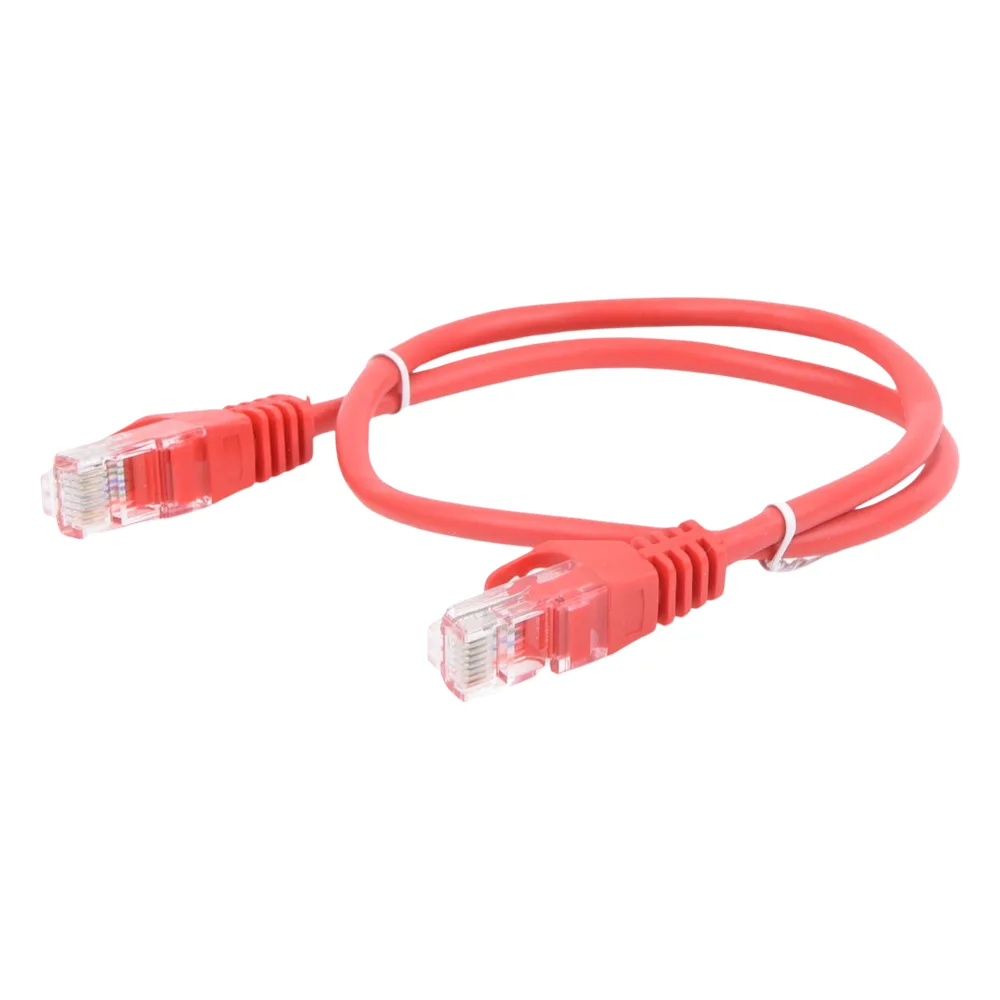 Cable de Parcheo UTP Cat5e - 0.5 Metros (1.64 Pies) - Rojo – vista 4