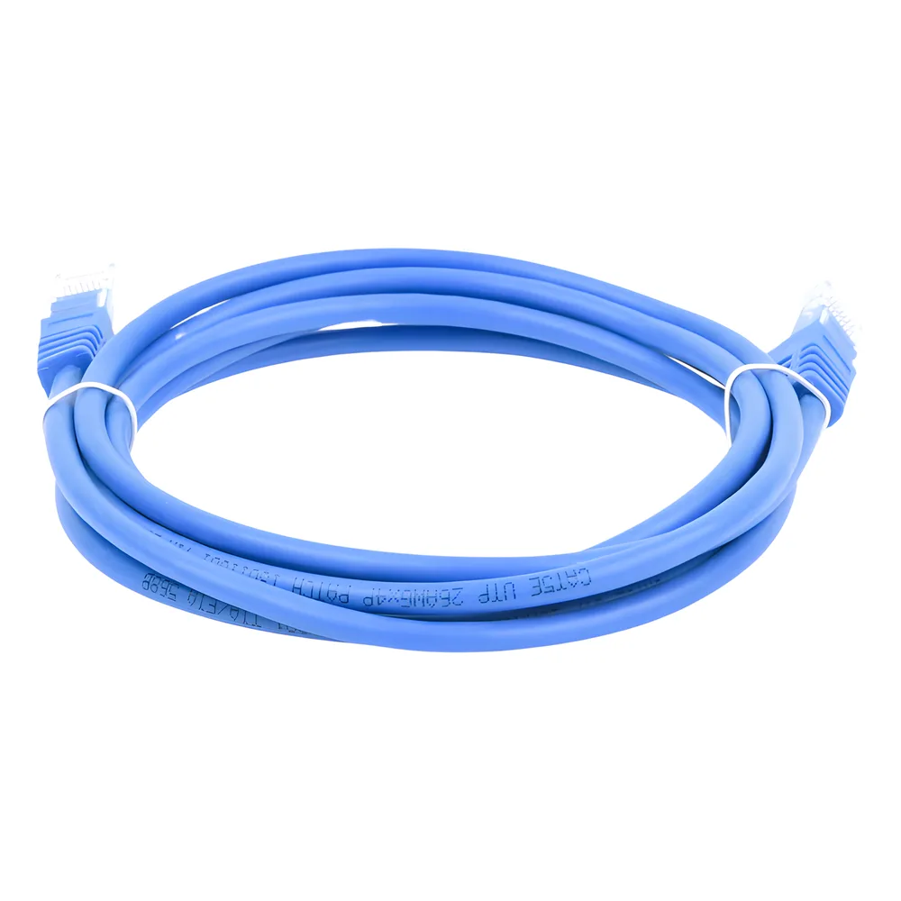 Cable de Parcheo UTP Cat5e - 2 Metros (6.56 Pies) - Azul – vista 2