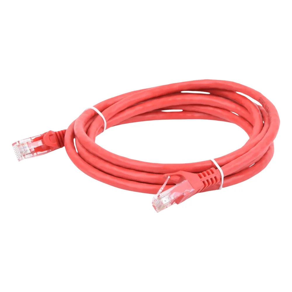 Cable de Parcheo UTP Cat6 - 2 Metros (6.56 Pies) - Rojo – vista 2