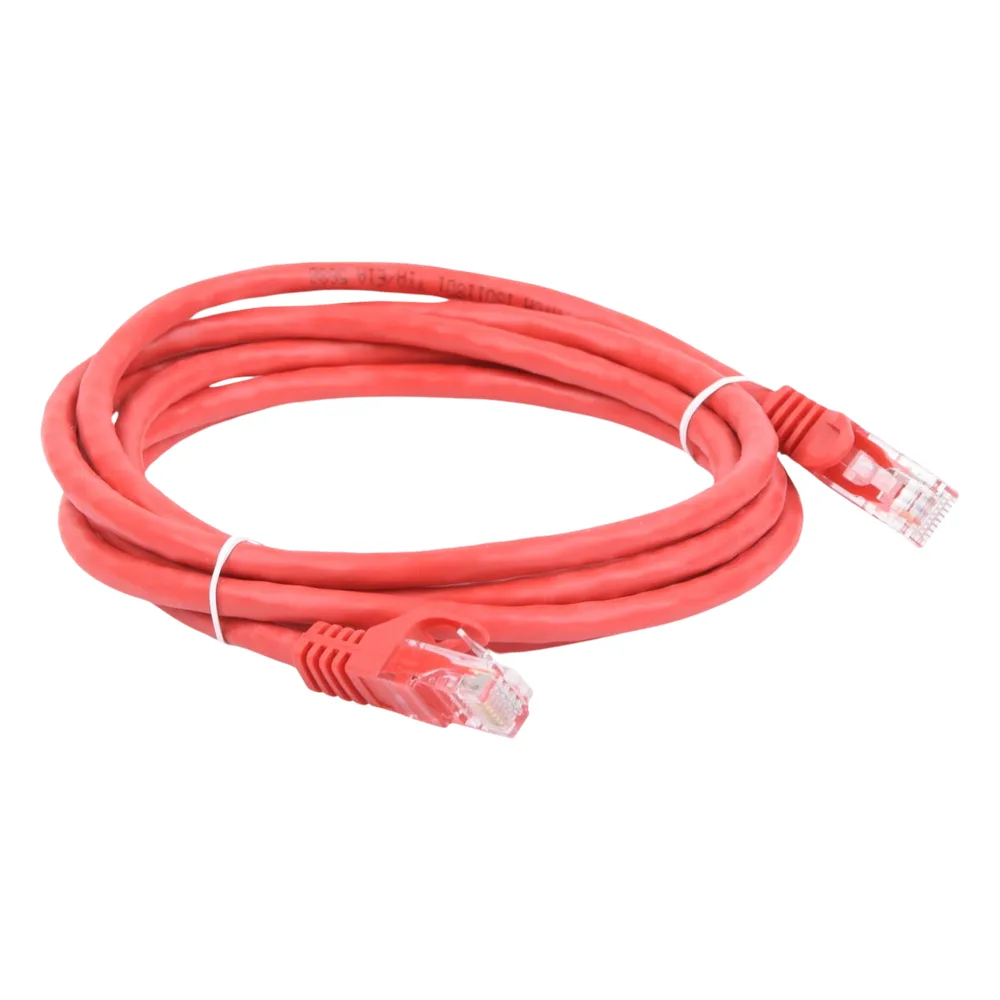 Cable de Parcheo UTP Cat6 - 2 Metros (6.56 Pies) - Rojo – vista 3