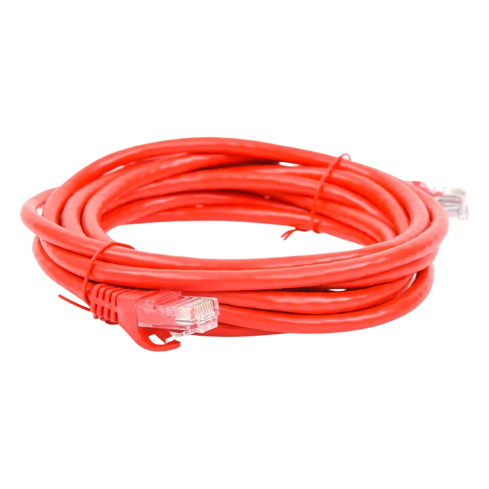 Cable de Parcheo UTP Cat6 - 3.0 Metros (9.84 Pies) - Rojo – vista 2