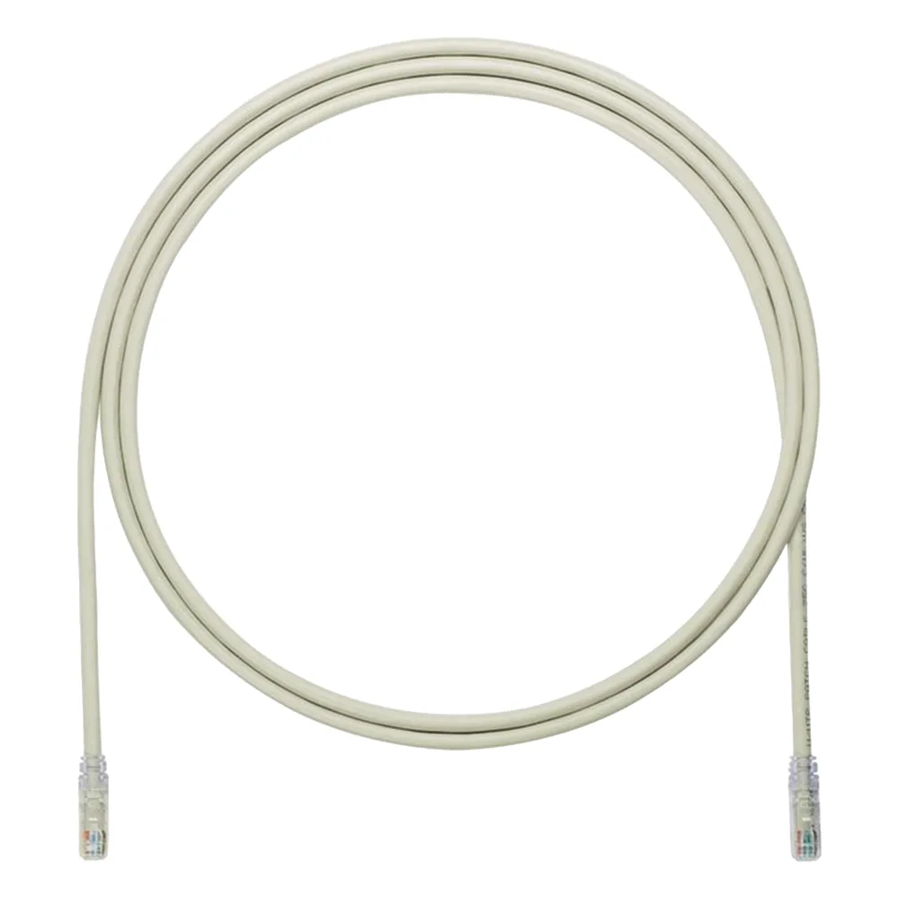 Cable de Parcheo UTP, Cat6A, 24 AWG, CM, Color Gris, 3.05 Metros (10 Pies)