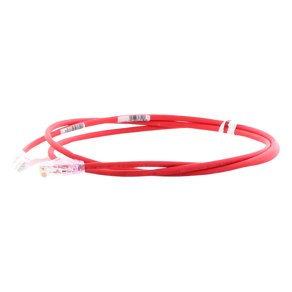 Cable de Parcheo UTP Cat6A, CM/LSZH, Diámetro Reducido (28AWG), Color Rojo, 1.52 Metros (5 Pies) – vista 2
