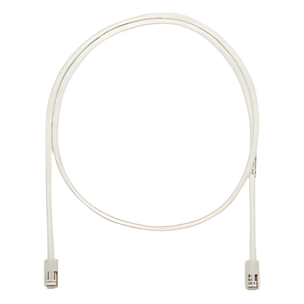 Cable de Parcheo UTP Categoría 5e, con Plug Modular en Cada Extremo - 1 Metro (3.28 Pies) - Blanco Mate