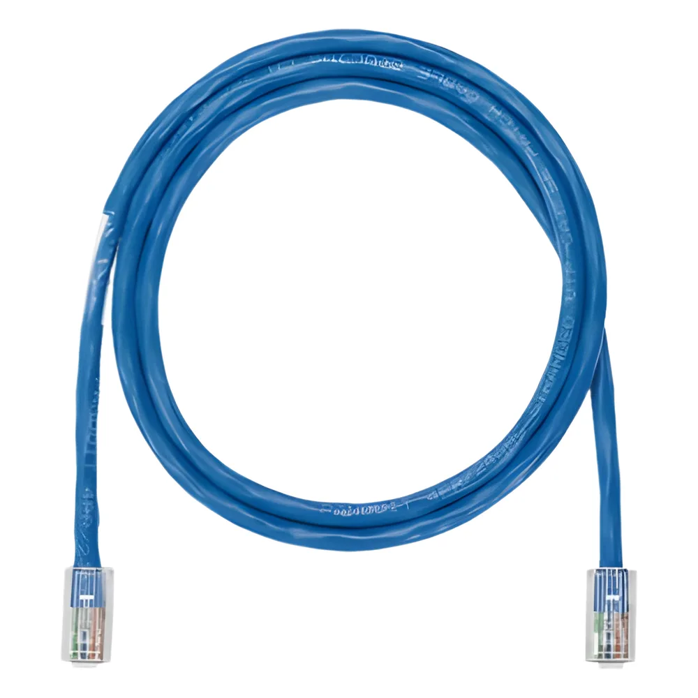 Cable de Parcheo UTP Categoría 5e, con Plug Modular en Cada Extremo - 2 Metros (6.56 Pies) - Azul