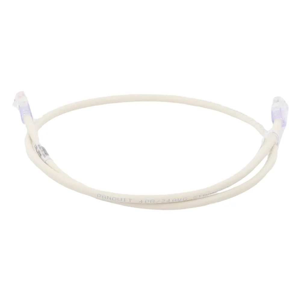 Cable de Parcheo UTP Categoría 6, con Plug Modular en Cada Extremo - 1 Metro (3.28 Pies) - Blanco Mate – vista 2