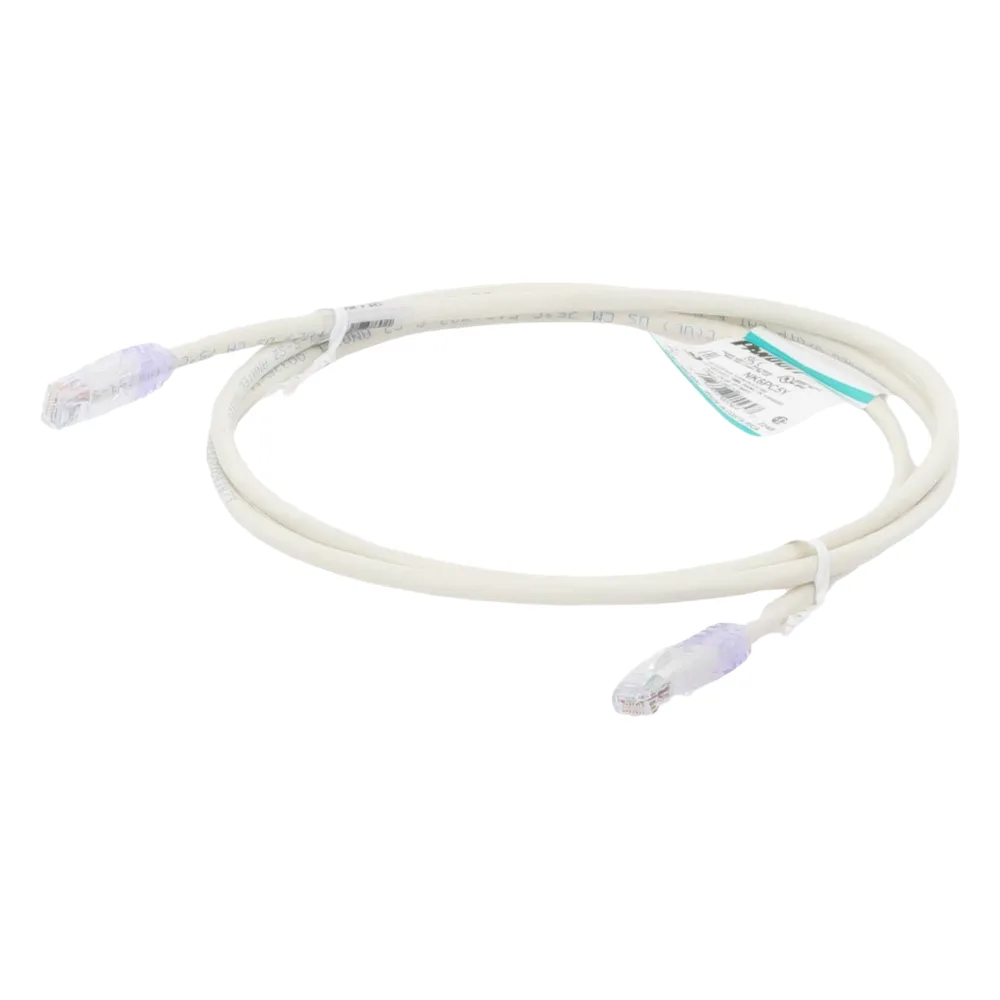 Cable de Parcheo UTP Categoría 6, con Plug Modular en Cada Extremo - 1.5 Metros (4.92 Pies) - Blanco Mate – vista 2